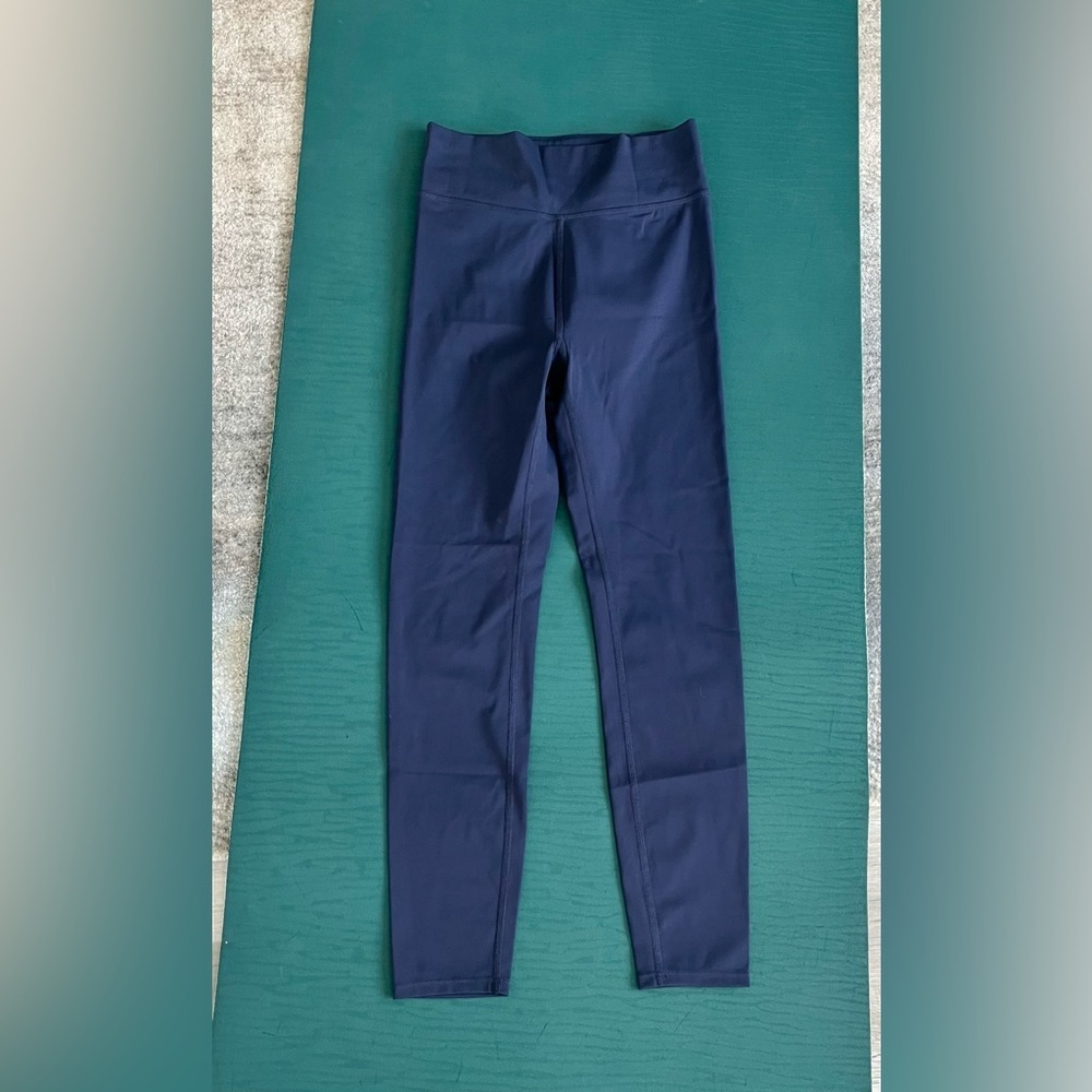 Madewell MWL Leggings Size S Navy Blue Athleisure Make Weekends Longer Workout